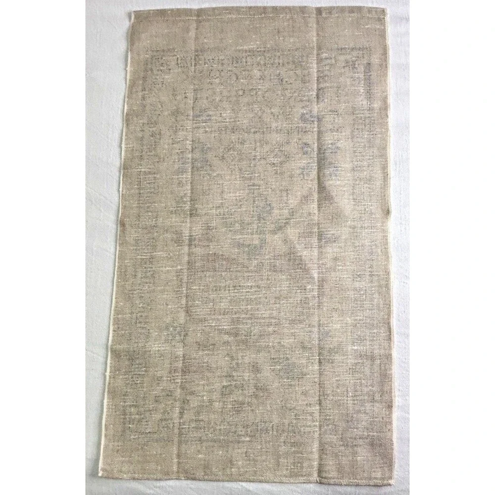Vintage Kay Dee 100% Pure Linen Tea‎ Towel MCM Design by Lois Long 17 x30 NEW